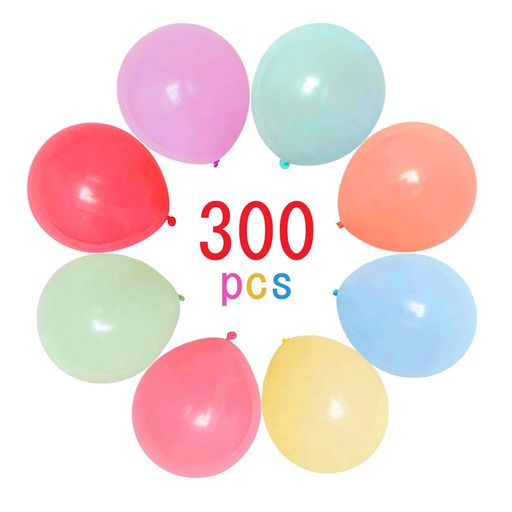 風船300個入り8色マカロンバルーンパステルカラー混合色極厚風船10インチアソート風船ラテックスバルーンパーティーお誕生日会結婚式パーティークリスマス記念日誕生日二次会子供会文…