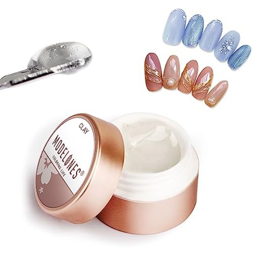 Modelonesジェルネイル粘土ジェル粘土ジェルリングネイル手でこねるクリアclaygel5gジェルセットネイルジェル