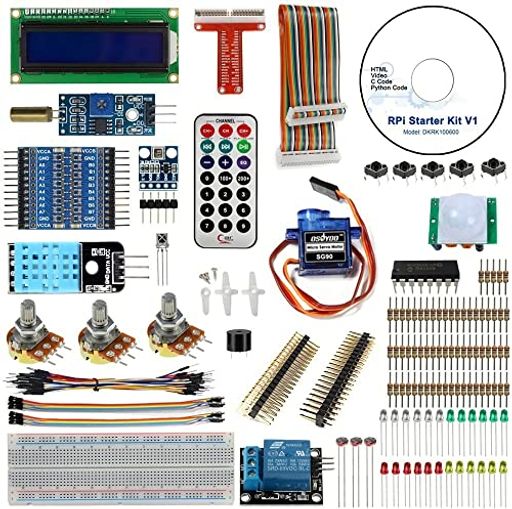 OSOYOO(オソヨー) Raspberry Pi 用 学ぶ電子工作キット 初心者演習用パーツセット