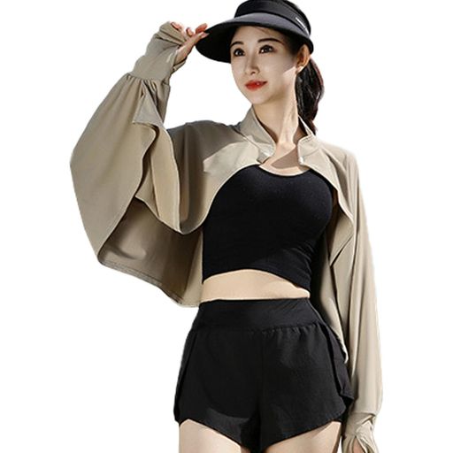 [SHUIII]ボレロレディース【2025新登場・紫外線対策】UVカット長袖UPF50+カーディガンレディース春夏秋薄手アウター軽量通気性日焼け対策首までカバー自転車ゴルフアウトドア携帯便利