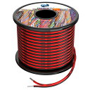 HaerknCbl22AWG/0.3Sq電線ケーブルパラレルシリコンワイヤー平行線2x30M(黒30M+赤30M)フックアップワイヤーキットフレキシブル錫メッキリード線600V耐熱200°Cシリコンケーブルより線