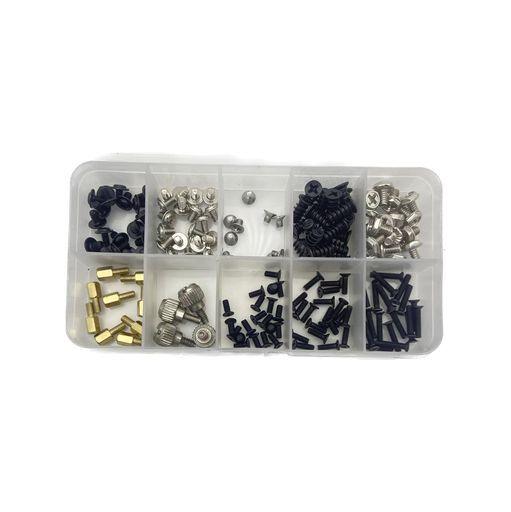 真鍮とスチール製pcネジキット165セット耐錆性・耐腐食性m2ssdケースm3ネジm2ネジメガネネジ眼鏡ネジク..