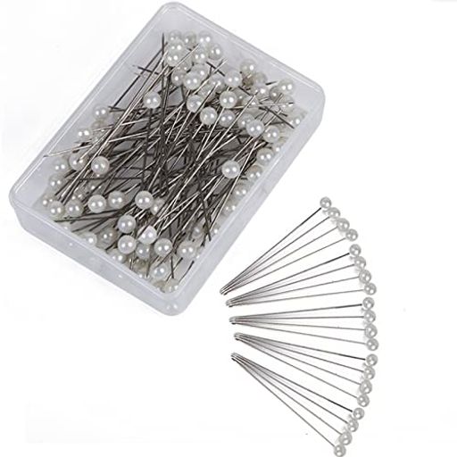 入り数:250個入り 寸法:34mm。 色:銀白いビーズ。 材質:ヘッド部/R-PS、針/スチール。 広い用途:オフィス文具、絵画用具、家居装飾、DIY、ポスター、家庭、学校、写真、小物など。