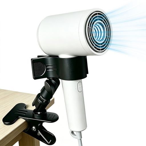 【超軽量コンパクト・両手を解放】ドライヤースタンドの全長は約17cm、重さはわずか約180g(リンゴ1個分程度)と非常に軽量です。簡単に分解・折りたたみができ、収納時は手のひらサイズに。ドライヤーを手に持つ必要がなく、ブラッシングやタオルドライ、スキンケアを同時に行えるハンズフリー設計です。忙しい朝の時短や、お子様・ペットの乾燥、ご年配の方の負担軽減に最適です。 【360°回転・多角度のピンポイント送風】万向球頭(ボールジョイント)を採用し、360°の水平回転と上下180°の角度調整に対応。ロックノブで狙った位置にしっかり固定でき、座っても立っても最適な角度から風を届けます。 【4スプリング強化クリップ・安定感抜群】アップグレードされた4スプリング構造の風筒クリップは、直径3.5cm〜5.5cmのドライヤーに対応し、最大1kgまで保持可能。内側の滑り止めラバーが、大切なドライヤーを傷つけず、ズレを防止します。 【工具不要・様々な場所へ強力固定】厚さ約4.8cmまでのテーブル、扉、洗面台の棚板、さらには丸パイプ(円管)にも取り付け可能な金属製クランプを採用。