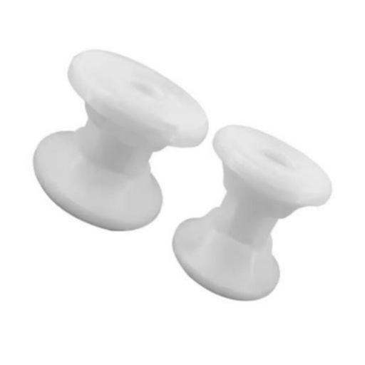 樂天商城 - ISUREMARINE2Pcs15mmホワイトウォーターホワイトDelrinボウアンカーローラー交換車輪ボートヨットカヤックのボウローラー