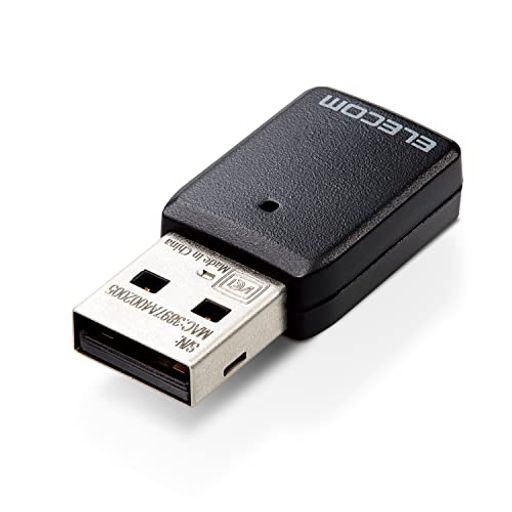 USB3.0に対応し、手軽にWi-Fi 5通信ができる11ac・USB3.0対応867Mbps小型無線LANアダプターです。 5GHz帯(11ac/n/a)は867Mbps、2.4GHz帯(11n/g/b)は300Mbpsの通信が可能です。(規格値) ノートパソコンに装着しても、飛び出す部分はわずか約22mmの小型設計なのでパソコン周りがすっきり使えます。 ルーターから離れた場所でも集中した電波を受信できる「ビームフォーミング」機能にも対応し、快適に通信が可能です。 ※ルーター側も「ビームフォーミング(Z)」に対応している必要があります。