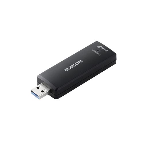 パソコンに装着することで高速な無線通信を実現するWi-Fi 7 USB 5Gbps(USB3.0)対応 2880Mbps無線LANアダプターです。 Wi-Fi 7対応でさらなる高速、低遅延で快適な通信を実現します。 複数のバンドを瞬時に切り替えて通信をするMLO(EMLSR)に対応し、より高速なデータ通信、大容量ファイルなどの高速ダウンロードが可能になりました。 ※ルーター側もMLOに対応している必要があります。 ※Windows 11(Home/Pro) バージョン 24H2以降のみ対応。 1ユーザーに複数のリソースユニットを組み合わせて割り当てることで、周波数利用効率が向上するマルチリソースユニット(Multi-RU)に対応し、より通信の安定性が向上しました。