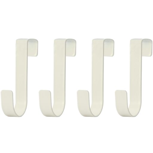 【仕様】:4個入り、セットには4個の白、サイズは7x2.2x1.3cm。 【製品マテリアル】:高品質の鋼材で作られ、頑丈で耐久性があり、簡単に錆びない。 【使い勝手がよい】:穴あけ、接着剤を使わずに取り付けて使用でき、厚さ2 cmの範囲内のドア枠が適用される。 【S字型設計】:S字型設計、簡単で実用的、最大荷重は10 kgまで荷重できる。 【広く使用する】:キッチン、バスルーム、寝室、オフィス、車内、リビング、玄関、クローゼットに適しており、衣類、帽子、鍵、その他の日常生活用品をぶら下げて収納するのに最適です。