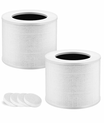 CoreMini空気清浄機パーソナルHEPAフィルターLAP-C161-WJP集じん脱臭花粉対策2個入りアロマパッド4個入り