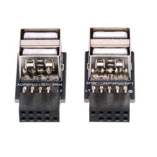 2pcs/lot9ピン10ピンマザーボードメスヘッダデュアルUSB2.0メスアダプタ水平タイプ Type-AとType-Bの2種類のアダプタが同梱されています。 あなたはusb2.0デバイスに9ピンマザーボードの内部ポートを変換することができます。タイトフィットアプリケーションでUSBケーブルやアダプタを接続するために使用されます。 アダプタは480Mbpsの高速を提供し、標準2.0コネクタは、優れた導電性を提供し、高速伝送データが高速かつ正確です。 小型、完全にplugandplay.Easy持ち運び、よりflexiable。