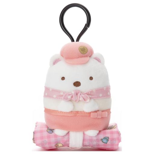 すみっコぐらしぬいぐるみエコバッグしろくまぬいぐるみ高さ約12cm