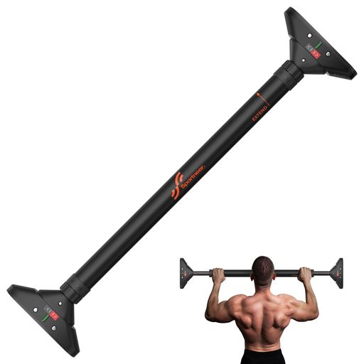 Sportneer懸垂バーぶら下がり健康器簡単設置穴あけ不要欧米認証最大耐荷重337.5kg筋トレ懸垂マシン背筋トレーニングチンニング懸垂機PullUpBar自宅用ホームジム水平器内蔵日本語説明書付き