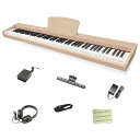 【木製電子ピアノ】Longeyeロンアイ電子ピアノ88鍵盤MOLD2日本語表記二つヘッドホン同時使用MIDI端子対応10mmストローク380種類音色移調DREAM音源初心者練習にピッタリMIDI対応イヤホン日本語…