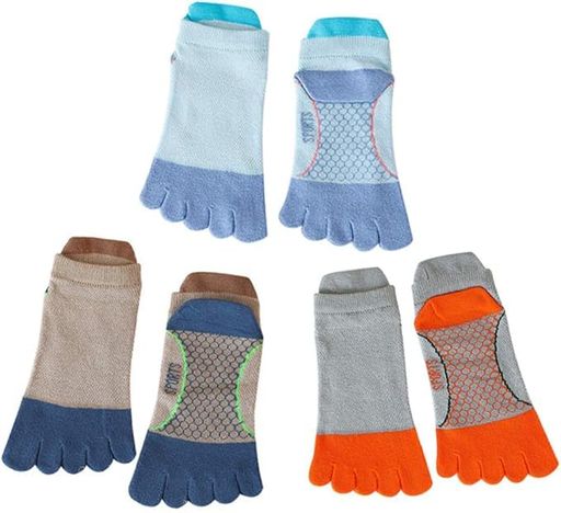 [ケヤカ]子供5本指ソックスキッズ3足セット綿五本指ソックス男の子女の子ソックス靴下スポーツソックスランニング通園通学通気速乾吸汗抗菌防臭可愛いおしゃれ