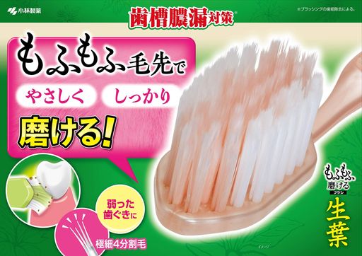 生葉(しょうよう) もふもふ磨けるブラシ 歯ブラシ コンパクトヘッド やわらかめ 1本 歯槽膿漏対策