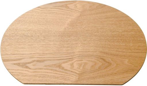 阿瀬真三商店 13.0半月ランチョン タモ R37-05 実寸:39x35x0.7cm