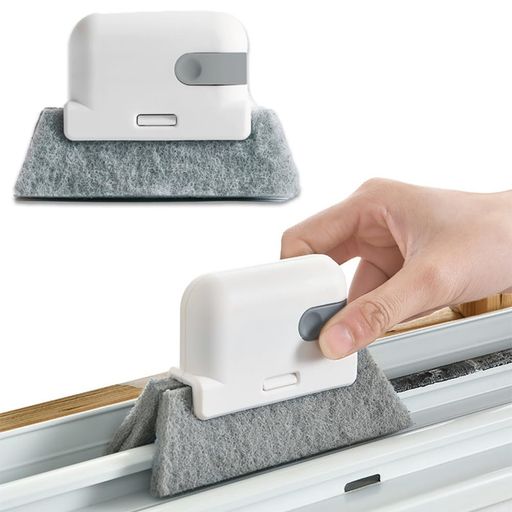 窓溝クリーニングブラシスクリーンブラシ隙間ブラシクリーナー家庭用クリーニングブラシ手持ち式隙間掃..