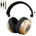 OKCSCDAMOヘッドホン有線セミオープン型ウッドハウジング50MMドライバーユニットハイインピーダンス(300Ω)音楽・映画観賞用3.5MM接続/6.35M...