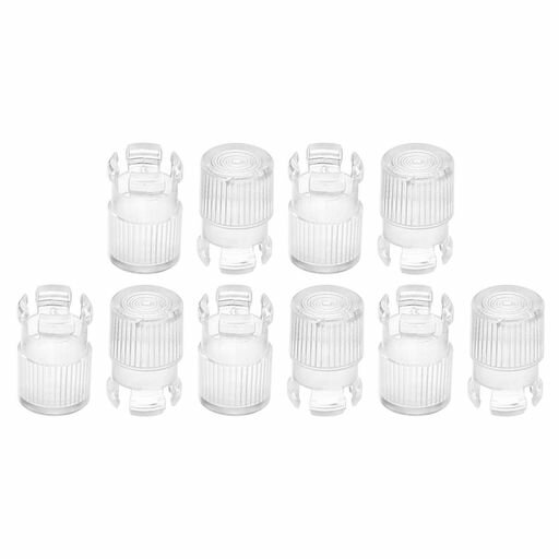 PATIKIL5mmLEDランプソケット10個発光ダイオードホルダーキャップランプバルブベゼルマウントパネル展..