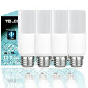 LED電球T形タイプ口金直径26mm100w形相当昼白色8.3W1110ルーメン一般電球T形タイプ密閉器具対応電球形蛍光灯調光器非対応風呂場キッチン4個セットE26口金100形昼白色