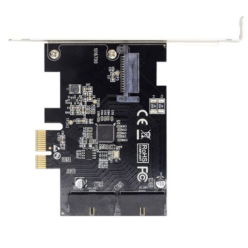 xiwaiPCI-E1X-19ピン20ピンUSB3.0ヘッダーエクスプレスカード、USBフロントパネルアダプターVL805デスクトップコンピュータマザーボード用