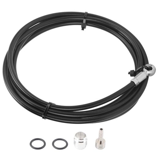 Rakuten - EZBUYGO2m油圧ディスクブレーキホースキットオリーブ、インサート、ガスケット付きクイックフィットSRAMGUIDER/RS/G2自転車ブレーキオイルチューブに対応