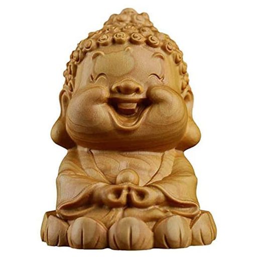 △ 【製品材質】:柘植(つげ)製極上彫り仕上げ。原木色、素材の元味を楽しませる。細部まできちんと再現、手作りの木彫。 △ 釈迦如来は曹洞宗・臨済宗・黄檗宗のご本尊です。仏壇用のご本尊・厄除けのお守りとして、また趣きあるインテリアとして、日々の暮らしの中でお楽しみ頂けるサイズとなります。 △ 子供の姿にデフォルメされた釈迦如来を銘木黄楊で制作したなマスコットタイプの木彫りの仏像です。高さ僅かと小さいながらも、お釈迦様の螺髪の一つ一つまで丁寧に彫り上げられ、その細やかな造形に目を奪われます。 △ 素材の柘植は肌理が細かく木目がきれいなので木彫りを製作すると精緻な表現が可能です。また彫り上げると細胞内の油分により艶がでて、その油分が長い年月をかけて酸化すると徐々に飴色に変化して味わいを増していきます。 △ 製品写真説明:本製品の写真はすべて実物写真、顧客にリアル効果を見せることに努めておりますが、光と画面等によって多少の色違いがあるかもしれないので、品質上では問題はありません。ご了承ください。