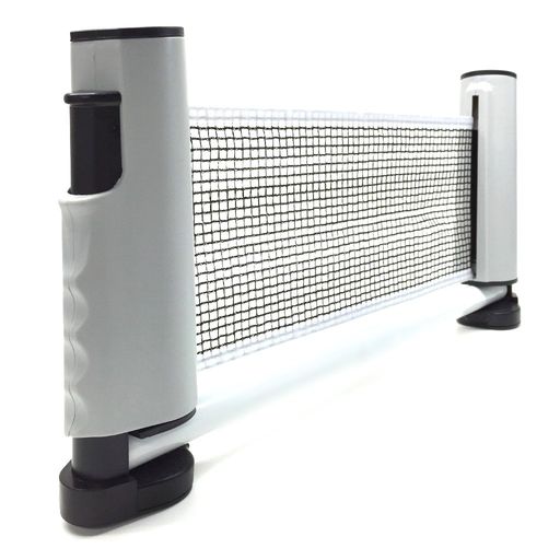 【ノーブランド品】ホータブル卓球ネット(グレー/ブラック)