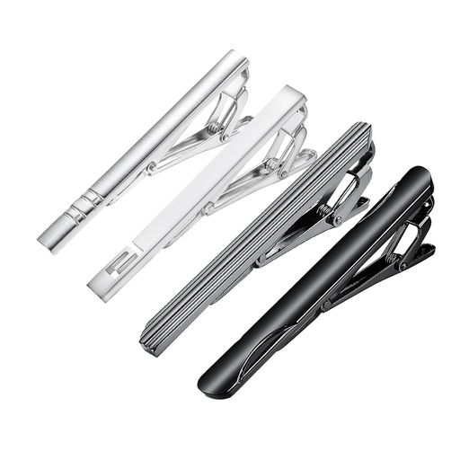 Yoursfsオシャレネクタイピンセットスーツタイピン冠婚葬祭タイピンシルバー黒ネクタイピンアクセサリー