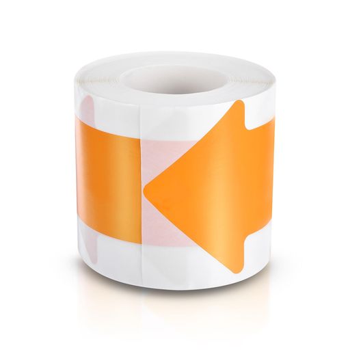 PATIKIL矢印シールテープ粘着矢印ステッカー矢印ラベル200枚152x76mm自己粘着床マーカー方向指示教室倉..