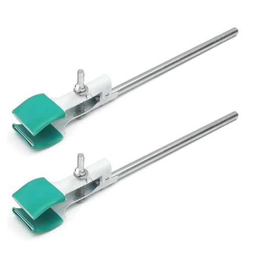 2pcsステンレスフラスコホルダ鉄製架台用クランプ実験用クランプ固定クランプの取り扱いが容易で生物学..