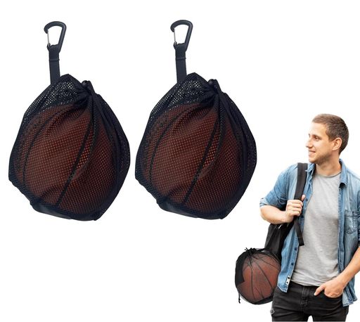 koundenekoボールバッグ網袋2個セット巾着式メッシュバッグ軽量持ち運び便利スリッパ洗面用具着替え化..