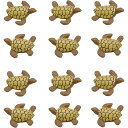 12個動物ミニフィギュア樹脂海置物海龟置物アクアリウム亀フィギュアミニチュア亀水族館の装飾可愛い小さな彫像ミニチュア装飾品アクアリウムオブジェリアルな動物模型マイクロラン…