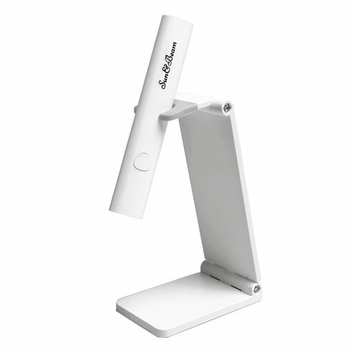 Sun&BeamNailsジェルネイルライト充電式速乾LED&UVライト携帯便利なデザインセルフネイル向け2階段タイマー機能付きレジン・トップコート対応(ホワイト-スタンド付き)(4)