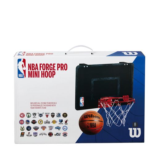 Wilson(ウイルソン)バスケットボール用ゴールNBAFORGETEAMMINIHOOP(NBAフォージチームミニフープ)ゴール高さ27.9cmx幅45.7cmxボール:直径12.7cmブラック