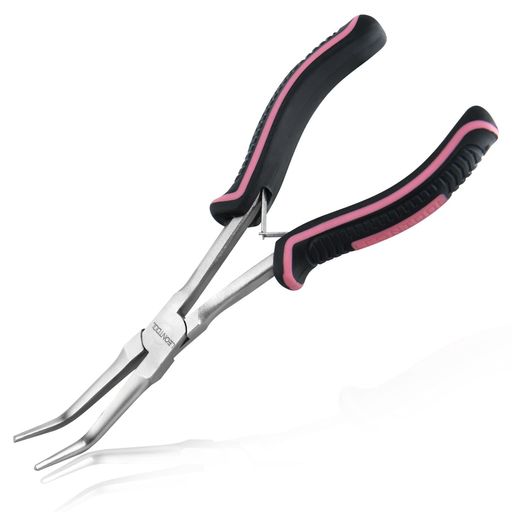 LEONTOOL先曲リードペンチ先細リードペンチベントタイプ先曲ラジオペンチ極細ピンセットプライヤーロングノーズプライヤー針はずしプライヤーミニ先曲がりラジオペンチ先細ラジオペン…