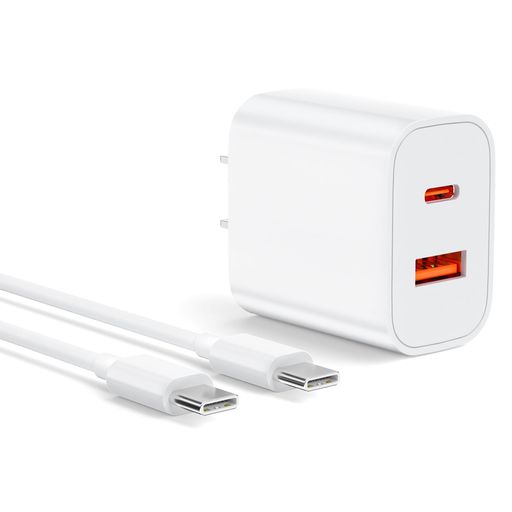 Foriphone16-充電器(20W2ポート)usbtypec急速充電USB-C+USB-AiPhone/Android【PSE認証&USB-Cケーブル2m】超低温·純正·小型iPhone16/15/Pro/max/Pad