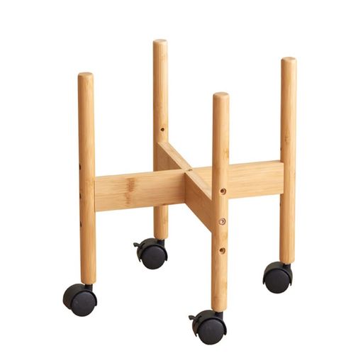 フラワースタンド車輪付き屋外室内キャスター360°回転花台鉢スタンド植木鉢台内幅25-35cmまでストッパ..