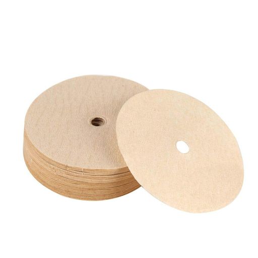 100枚入りコーヒーフィルター無漂白天然紙ベトナムドリッパー専用丸型濾過力適合アウトドア家庭オフィ..