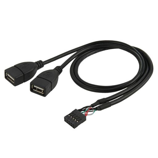 CYケーブルマザーボード9ピン10ピンマザーケースからデュアルUSB2.0マザーA型ケーブル50cm CYケーブルマザーボード9ピン10ピンマザーケースからデュアルUSB2.0マザーA型ケーブル50cm