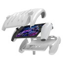 SHEAWAPLAYSTATIONPORTAL用ケースカバー全面保護スタンド機能TPU+PC画面保護耐衝撃保護ケースアクセサリー(ホワイト)(2)