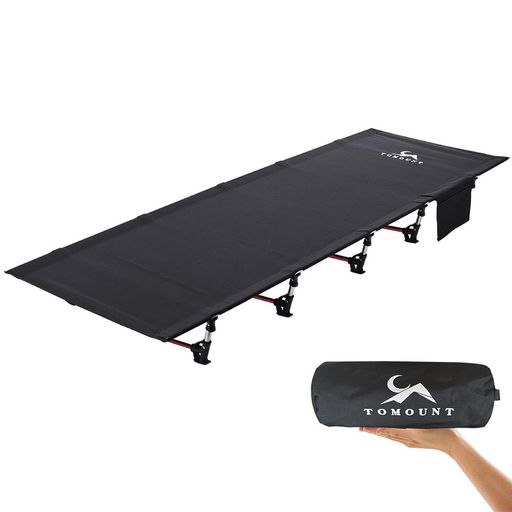 TOMOUNTアウトドアベッドキャンプコット折りたたみベッド軽量耐荷重150KG簡易ベッドコンパクト防水通気性防災収納ケース付き(BLACK) TOMOUNTアウトドアベッドキャンプコット折りたたみベッド軽量耐荷重150KG簡易ベッドコンパクト防水通気性防災収納ケース付き(BLACK)