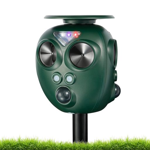 【野良猫撃退・超音波/警報音/LED強力フラッシュライト機能】MEXITOP猫よけ鳥よけ犬よけ超音波動物撃退..