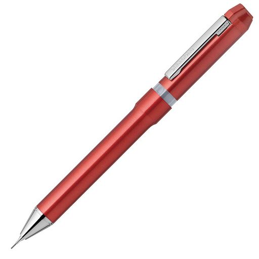【シャーボNu】使いやすさを追求した回転式多機能ペン 【特長】なめらかで書きやすい 【特長】使用中の機能が分かりやすい 【特長】シャープ芯を補充しやすい 【軸色の種類】芯径0.5(5種類)芯径0.7(5種類)