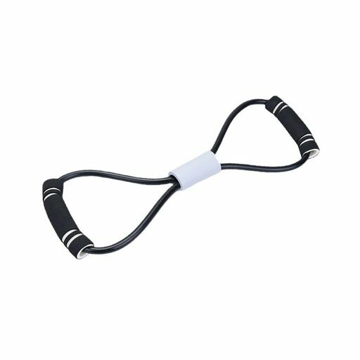 FamGiftストレッチチューブ筋トレチューブ8字タイプ弾性ゴムチューブヨガピラティス自宅開肩美背塑形拡..