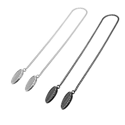 欧風デザインナプキンクリップ:ベビー用よだれかけから大人用マスクストラップまで多目的チェーン(ブラ..