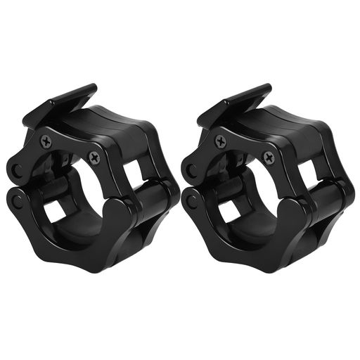 WUDQIJI1ペアバーベルカラークリッププレート止めシャフトカラーダンベルクリップスクリューシャフト対応ワークアウトウェイトリフティングフィットネストレーニング用のロック(28MM)