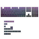 キーキャップ130キーダブルショットCherryプロファイルサイド彫刻光透過PBTカスタムキーキャップセット60%65%75%80%100%メカニカルキーボード用CherryGateronMXスイッチ用キーキャップ
