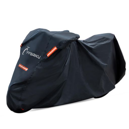 OFFBAIKUバイクカバー【革新版&防犯強化&反射シート5枚付】スクーターカバー耐熱防水/撥水加工蒸れない..