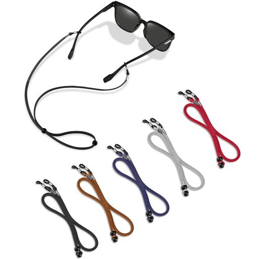 [Amzpas]【5枚入】メガネ脱落防止ストラップ運動メガネベルトメガネ脱落防止チェーン調節可能抗菌処理